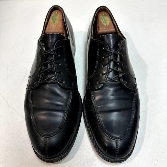 VERY GOOD Rancourt & Co. x Cole Haan Split Toe Derby Black Calf Made in USA 10.5 - Picture 4 of 14